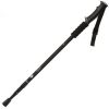 Three-section Straight Handle Retractable Trekking Poles - Black - Walking Sticks