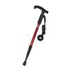 Four-Section Curved Handle Trekking Pole for Camping - Red - Walking Sticks