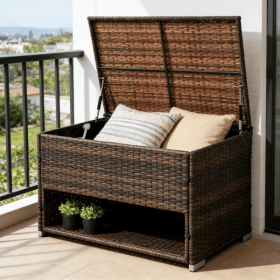 Rattan Storage Cabinet - default title