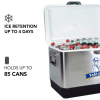 Yakimoto Ice Chest Beverage Beer Cooler Box With Bottle Opener, 51L/54Qt