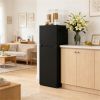Small refrigerator, refrigerator, suitable for small spaces, black - Black