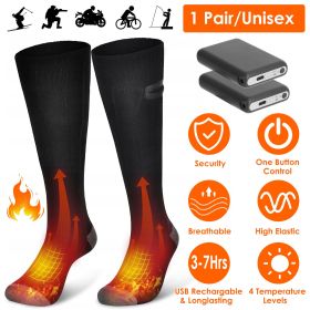 Electric Heated Socks for Men Women Battery Powered Heated Socks Rechargeable