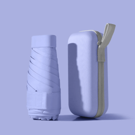 Umbrella With Storage Case - Lilac