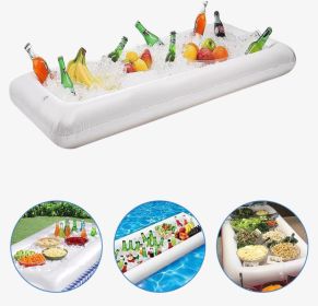 Inflatable POP- Drink Float & Cooler - white