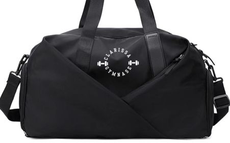 Clarissa Gymnase - Travel Compartment Tote - Black