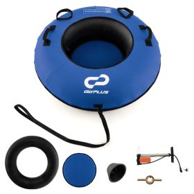 40" Inflatable Snow Sled for Kids and Adults - Blue