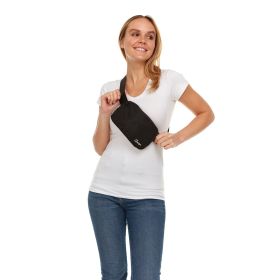 Clarissa Crossbody Fanny Pack - Black