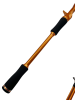 Fly Fishing Rods, Ultra Light Weight Classic Fast Super Fiberglass Fly Rods with Carrying Bag - Orange