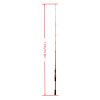 Fly Fishing Rods, Ultra Light Weight Classic Fast Super Fiberglass Fly Rods with Carrying Bag - Orange