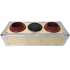 Yakimoto Vintage Wooden Cooler With Wireless Fast Charger