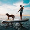 Inflatable Stand Up Paddle Board 10'6" Premium SUP W Accessories, Wood Color - Wood
