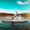 Inflatable Stand Up Paddle Board 10'6" Premium SUP W Accessories, Wood Color - Wood
