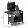 Burner, gas grill, outdoor barbecue grill - Black