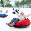 40" Inflatable Snow Sled for Kids and Adults - Red