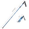 Folding Outdoor Handrails Trekking Walking Sticks - Blue - Walking Sticks