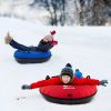 40" Inflatable Snow Sled for Kids and Adults - Red
