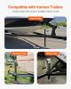 A-Frame Trailer Jack, 5000 lbs Dynamic Load Capacity