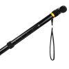 Walking Cane Aluminum Alloy Walking Stick Adjustable Folding Travel Hiking Stick - Black