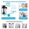4L Water Distiller 1L/H Distilled Water Filter Timing Temp Display 750W - Silver