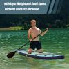 inflatable paddle board 10'6 including sup paddle, paddleboard backpack, pump, leash - Mint Green