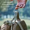Multi-functional Portable Triangle Hook Hanging Buckle for Outdoor - Black - Triangle Hook
