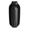 4 Ribbed Marine 8.5" x 27"  Boat Fender Vinyl Bumper - Black