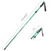 Folding Outdoor Handrails Trekking Walking Sticks - Green - Walking Sticks