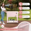 80QT Pink Patio Rolling Cooler - default title