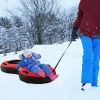 80" 2-Person Inflatable Snow Sled for Kids and Adults - Red