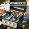 Burner, gas grill, outdoor barbecue grill - Black