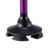 Folding Walking Stick with Adjustable Height - Purple - Cane