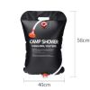 Outdoor Portable Camping Shower Water Bag for Home Use - Black - Camping Shower