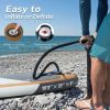 Inflatable Stand Up Paddle Board 10'6" Premium SUP W Accessories, Wood Color - Wood