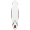 Stand Up Paddle Board Set SUP Surfboard Inflatable Red and White - Red