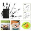 12Pcs Camping Cookware Set Camping Stove Aluminum Pot Pans Kit for Hiking Picnic Outdoor with Cup Fork Spoon Knife - Grey