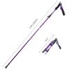 Folding Outdoor Handrails Trekking Walking Sticks - Purple - Walking Sticks