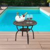Cast Aluminum Outdoor Side Table