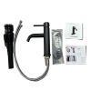 Single Handle Bathroom Faucet Lavatory Faucet Stainless Steel Single Hole-T10, Matte Black[Unable to ship on weekends,usps/fedex] - default title