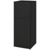 Small refrigerator, refrigerator, suitable for small spaces, black - Black