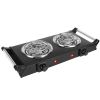 2000W Electric Dual Burner Portable Coil Heating Hot Plate Stove Countertop RV Hotplate