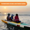 inflatable paddle board 8'  Kids Sup including sup paddle, paddleboard backpack, pump, leash - yellow