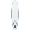 Stand Up Paddle Board Set SUP Surfboard Inflatable Blue and White - Blue