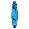 Inflatable Stand Up Paddleboard Set 120.1"x29.9"x5.9" Blue - Blue