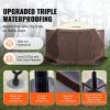 Pop Up Gazebo Tent, 12.5x12.5FT Quick Set Screen Tent with Mosquito Netting, Brown - 12.5 x 12.5 ft - Brown