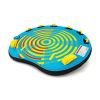 3-Person Inflatable Boat Tube Towable Platform with Double Valves - Blue