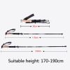 Folding Trekking Poles for use Outdoor Camping & Hiking - Random Colour - Style A