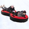80" 2-Person Inflatable Snow Sled for Kids and Adults - Red