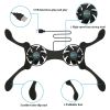 Dual USB Cooling Fan Pad Foldable Slim Fans Cooler Stand For Laptop PC Notebook - Default Title