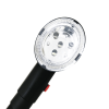Camping Hiking Walking Stick 5 Level Height Adjustable Folding Walking Cane with LED Light And Alarm - default title