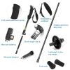 Folding Trekking Poles for use Outdoor Camping & Hiking - Random Colour - Style C